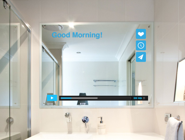 Adesivi per specchio bagno