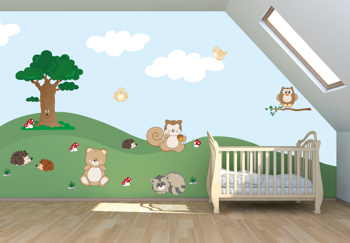 Decorazioni murali orsetti: r wall stickers sticker adesivi murali ... Stencil muro adesivi