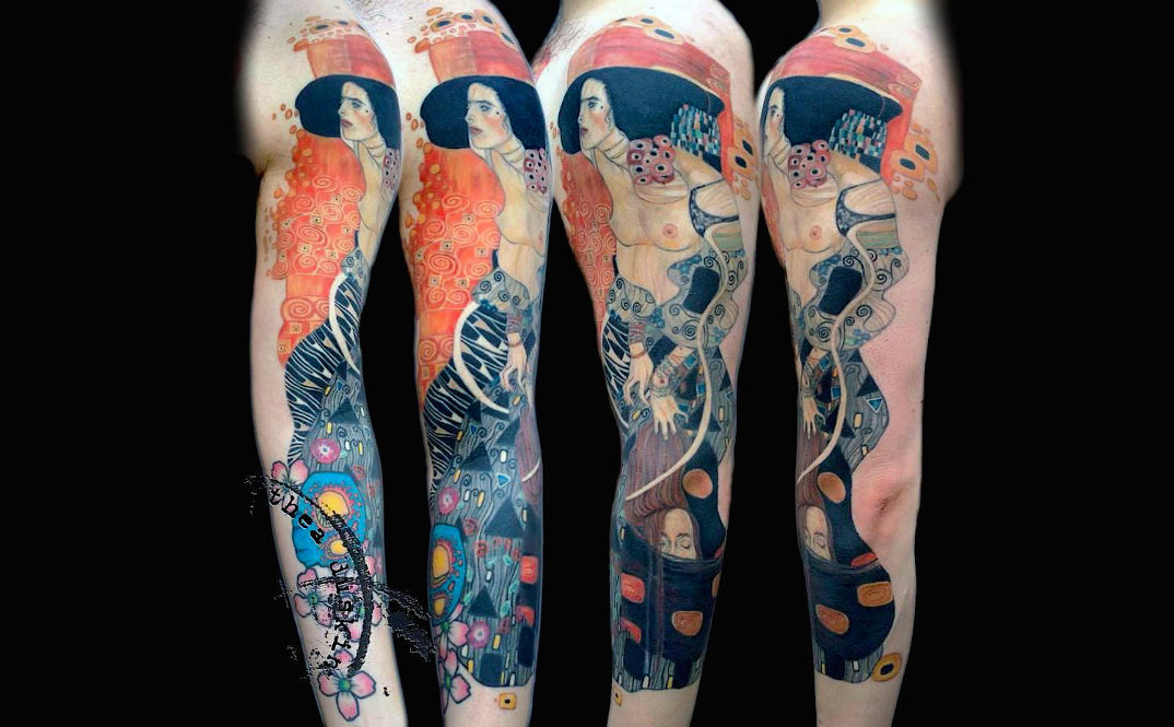 tatuaggi-ispirati-dipinti-gustav-klimt-11