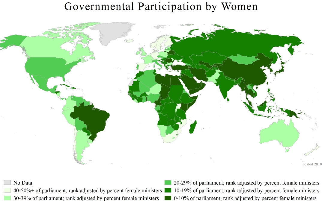 mappa-partecipazione-donne-politica-governi-mondo