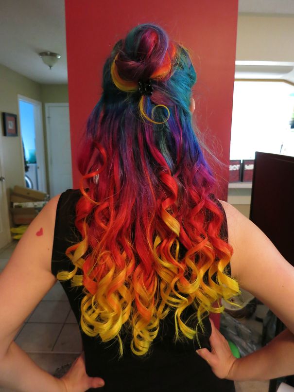 51 esempi di capelli arcobaleno, la nuova moda delle ...
