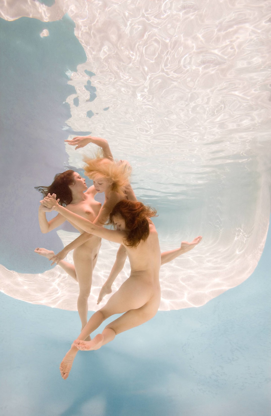 Underwater Nude Trio 02 - Ed Freeman Photography