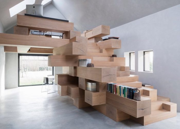 Scale interne dal design moderno: 27 bellissimi esempi Scale interne in legno moderne