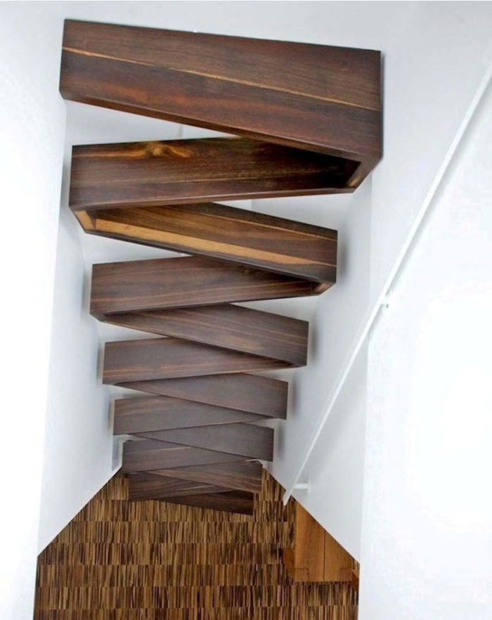 Scale interne dal design moderno: 27 bellissimi esempi Scale interne in legno moderne