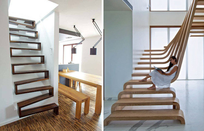 Scale interne dal design moderno: 27 bellissimi esempi Scale interne salvaspazio