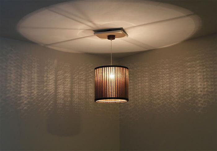 Lampade Lampadari Artigianali Cartone Riciclato Sylvn Studio