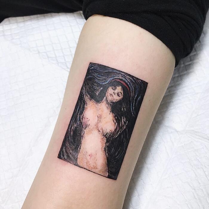 Tatuaggi Ispirati Ad Opere D'Arte Edvard Munch