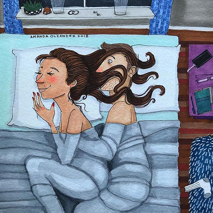 Artista illustra i lati più intimi ed incomprensibili dell'amore Artista illustra i lati più intimi ed incomprensibili dell'amore