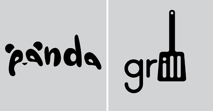 Designer crea un logo al giorno per un anno, utilizzando semplici parole Designer crea un logo al giorno per un anno, utilizzando semplici parole