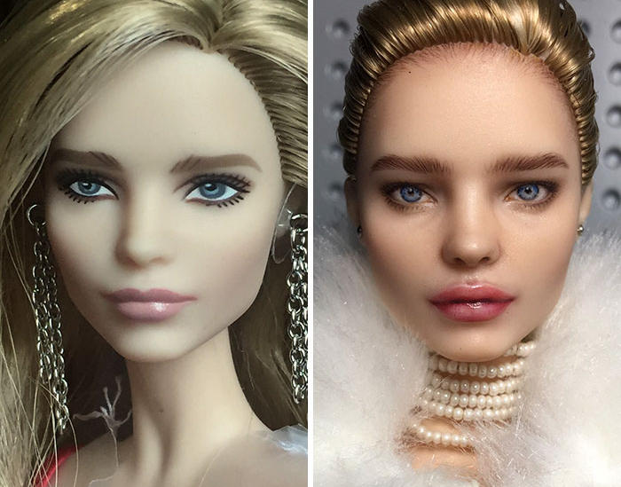 Artista ucraina rimuove il trucco dalle bambole e le ridipinge, il risultato è strepitoso Artista ucraina rimuove il trucco dalle bambole e le ridipinge, il risultato è strepitoso