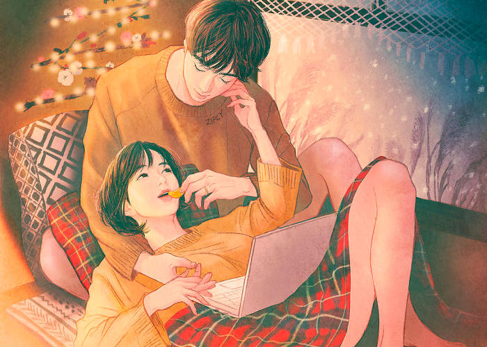 L'amore e l'intimità di coppia illustrati da un artista coreano L'amore e l'intimità di coppia illustrati da un artista coreano