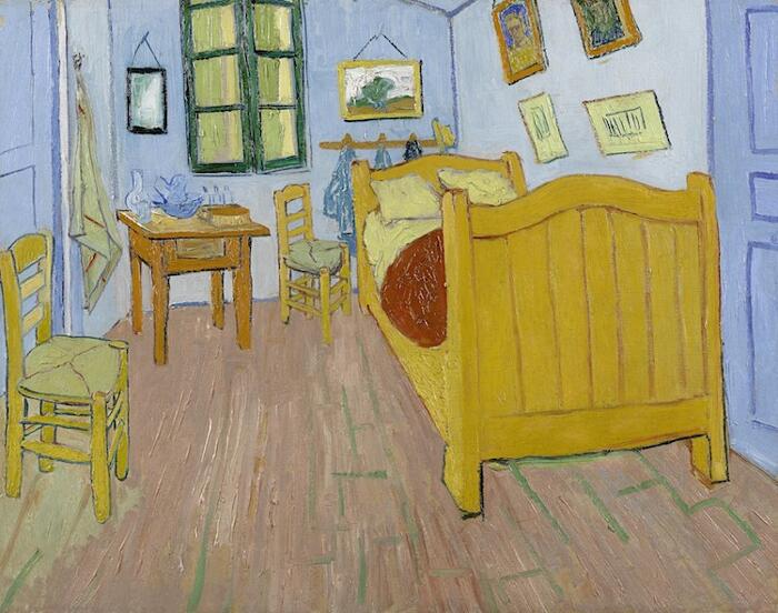La camera di Vincent ad Arles, Van Gogh