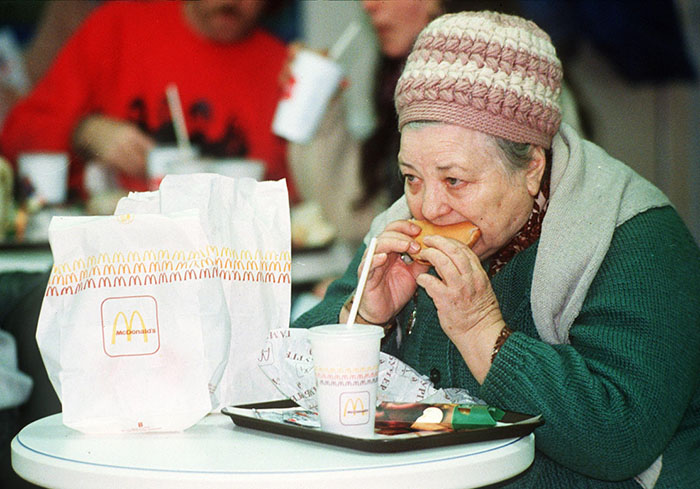 Apertura Primo McDonald's Mosca 1990