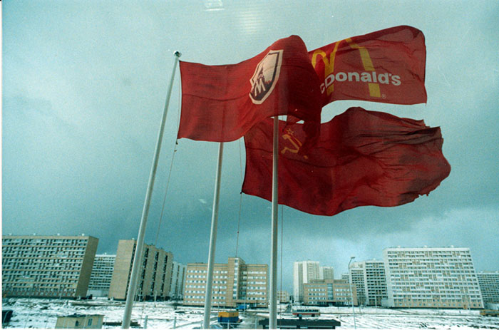 Apertura Primo McDonald's Mosca 1990