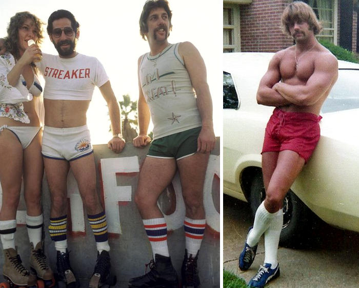 Quando gli uomini indossavano i pantaloncini la moda negli anni 70