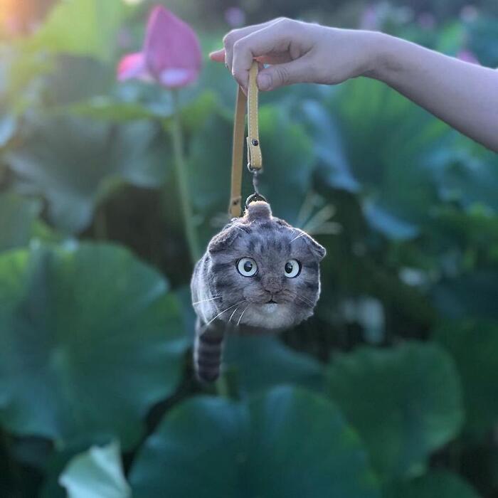 Borsa a forma di gatto sale