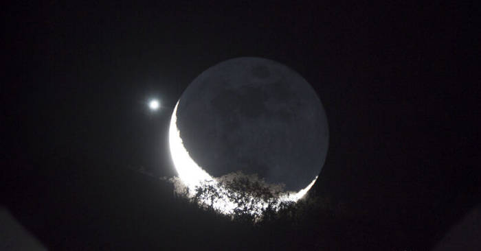 Venere e la Luna si Venere e la Luna si