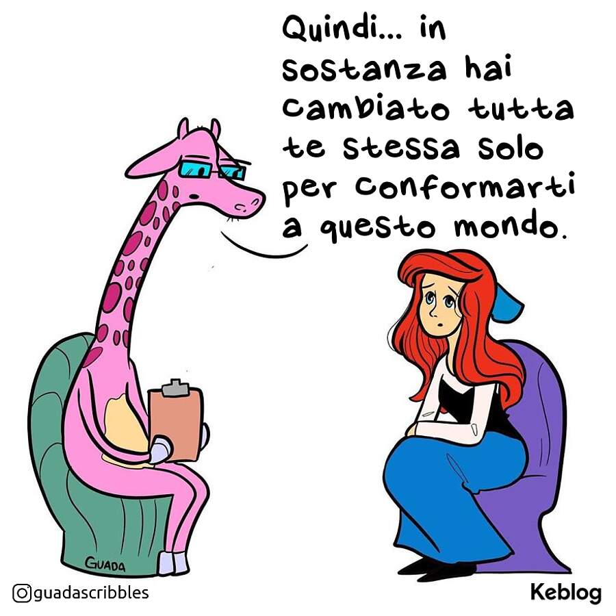 Artista immagina le principesse Disney che vanno dallo psicologo ed è esilarante - Maria Guadarrama Artista immagina le principesse Disney che vanno dallo psicologo ed è esilarante - Maria Guadarrama