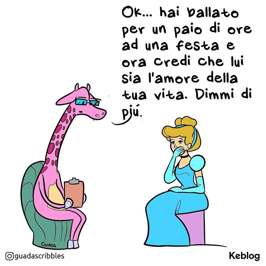 Artista immagina le principesse Disney che vanno dallo psicologo ed è esilarante - Maria Guadarrama Artista immagina le principesse Disney che vanno dallo psicologo ed è esilarante - Maria Guadarrama