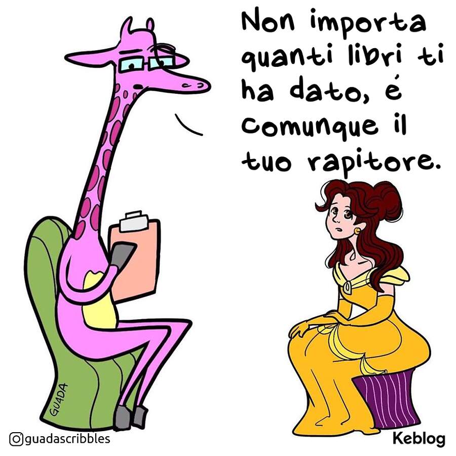 Artista immagina le principesse Disney che vanno dallo psicologo ed è esilarante - Maria Guadarrama Artista immagina le principesse Disney che vanno dallo psicologo ed è esilarante - Maria Guadarrama
