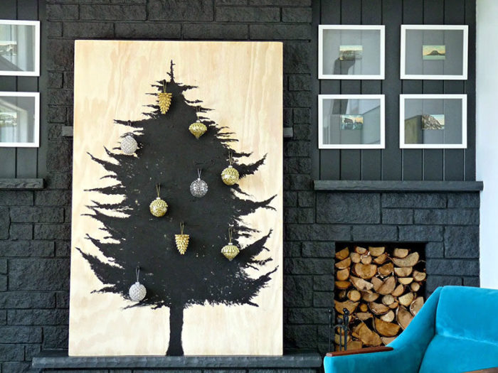Un albero di natale di ispirazione scandinava Un albero di natale di ispirazione scandinava