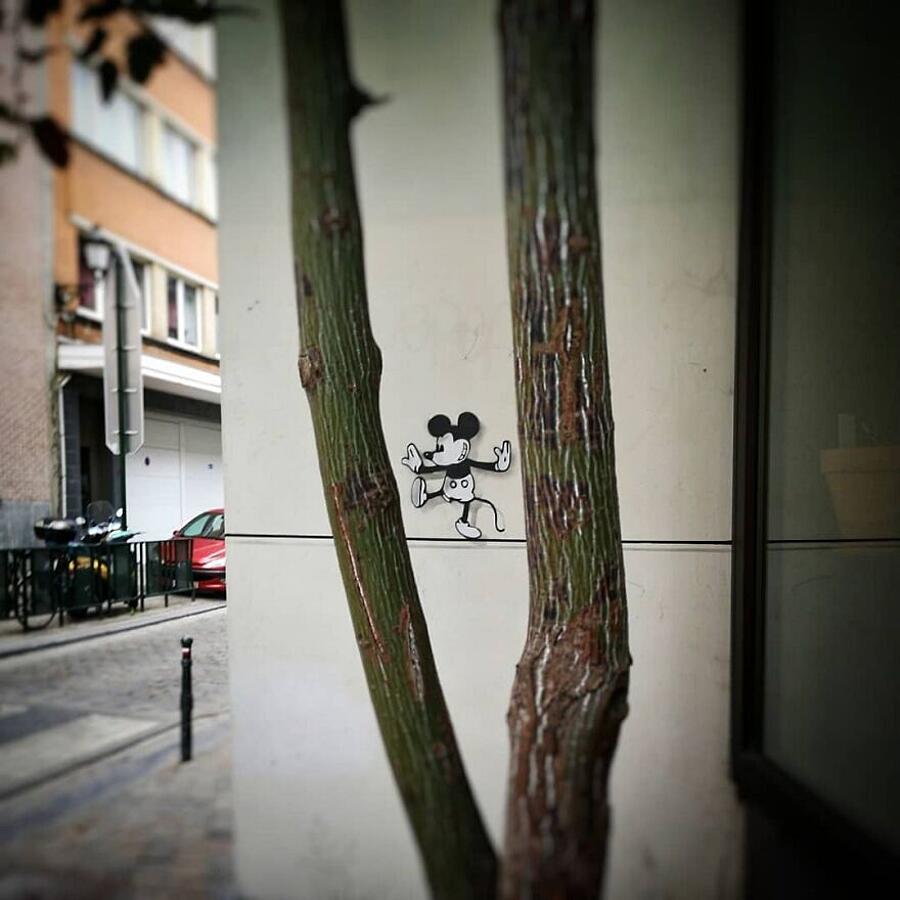 Arte callejero interactivo Paris OakOak