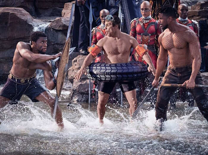 Chadwick Boseman e Michael B. Jordan Chadwick Boseman e Michael B. Jordan
