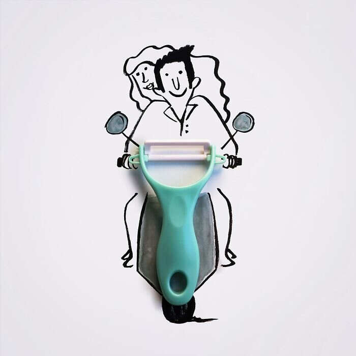 illustrazioni oggetti reali romain joly illustrazioni oggetti reali romain joly