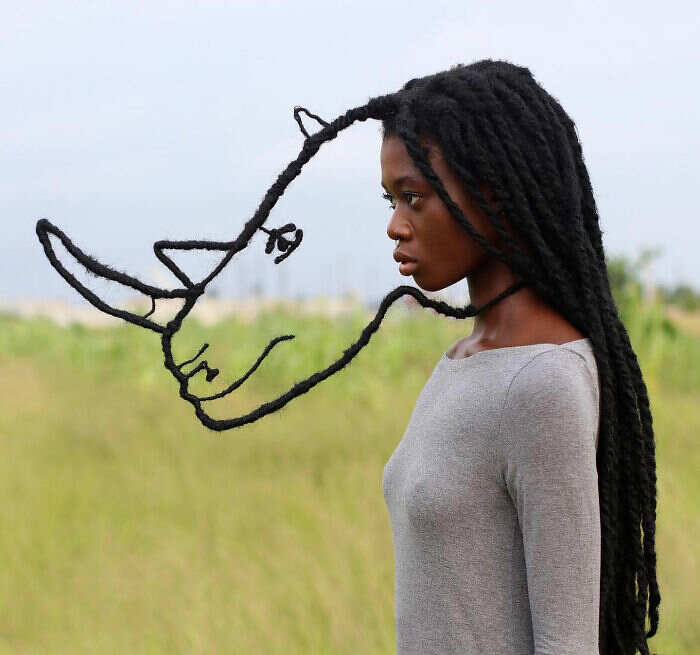 sculture capelli Laetitia Ky sculture capelli Laetitia Ky