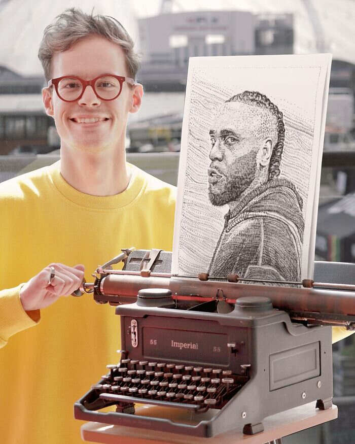 disegni con macchina da scrivere James Cook disegni con macchina da scrivere James Cook