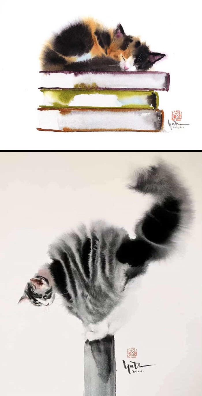 opere d'arte celebrano gatti opere d'arte celebrano gatti
