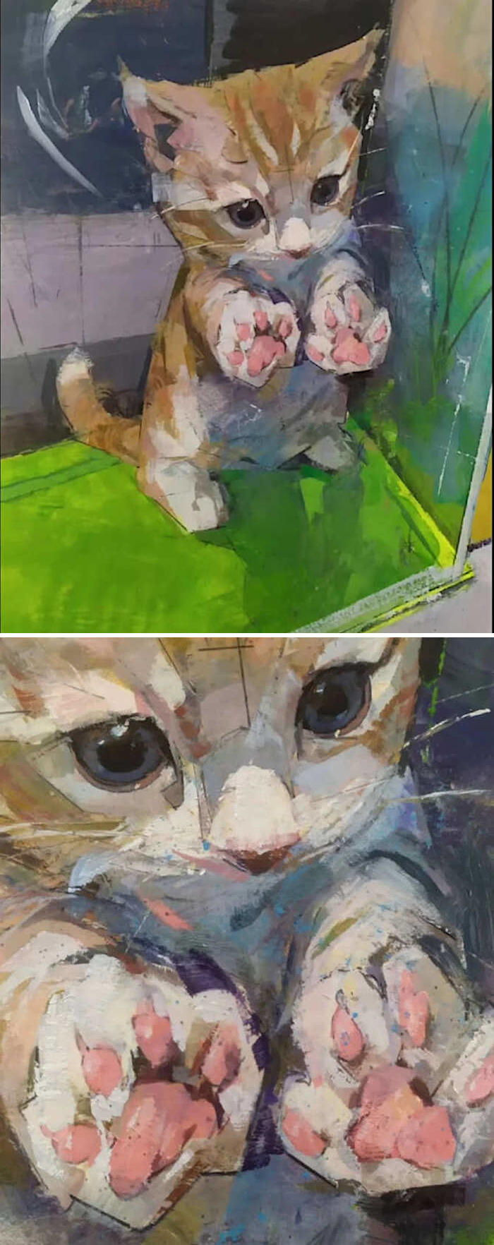 opere d'arte celebrano gatti opere d'arte celebrano gatti