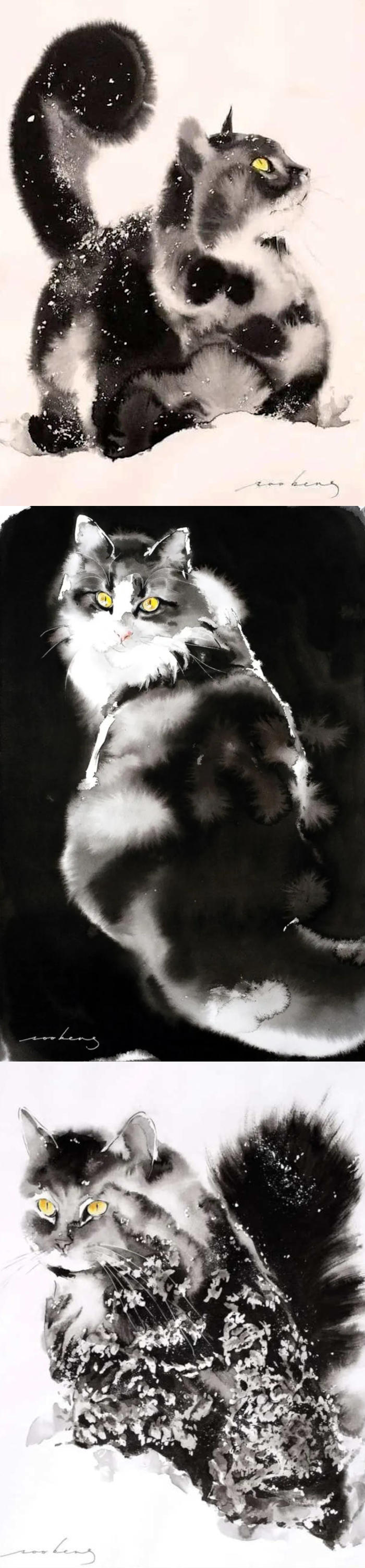 opere d'arte celebrano gatti opere d'arte celebrano gatti