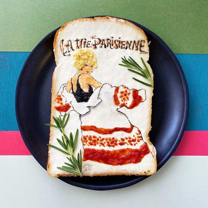 toast creativi Manami Sasaki food art toast creativi Manami Sasaki food art