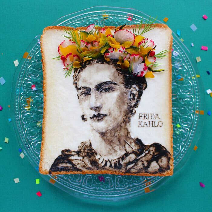 toast creativi Manami Sasaki food art toast creativi Manami Sasaki food art