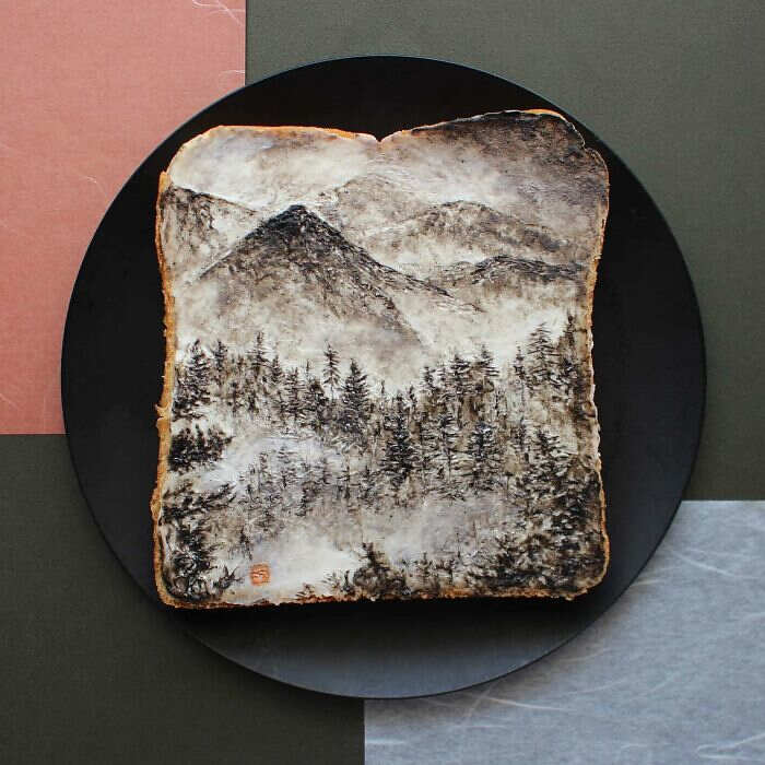 toast creativi Manami Sasaki food art toast creativi Manami Sasaki food art