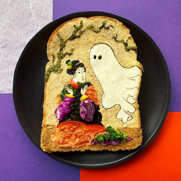 toast creativi Manami Sasaki food art toast creativi Manami Sasaki food art