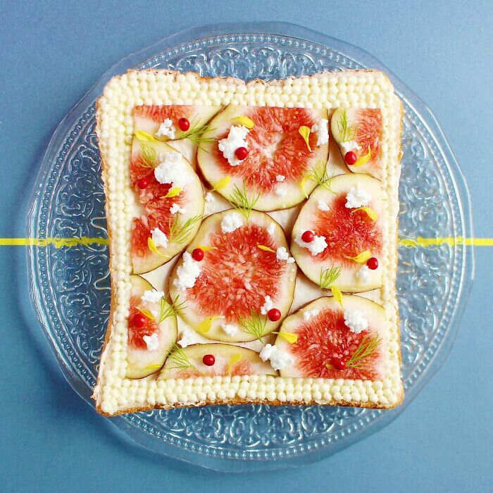 toast creativi Manami Sasaki food art toast creativi Manami Sasaki food art