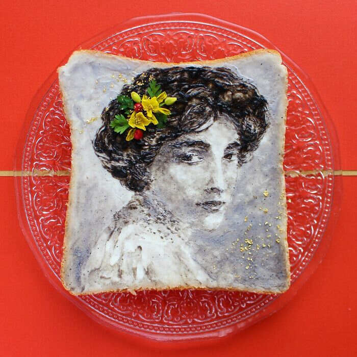 toast creativi Manami Sasaki food art toast creativi Manami Sasaki food art