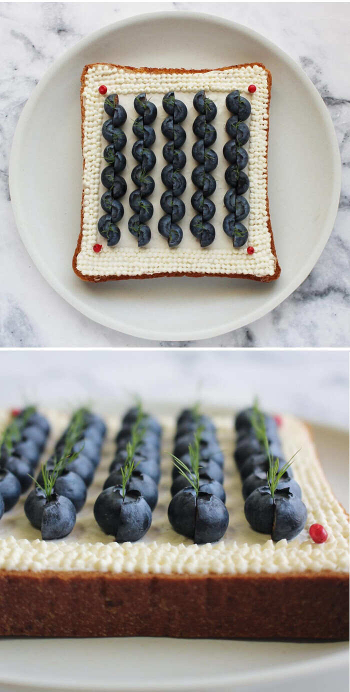 toast creativi Manami Sasaki food art toast creativi Manami Sasaki food art