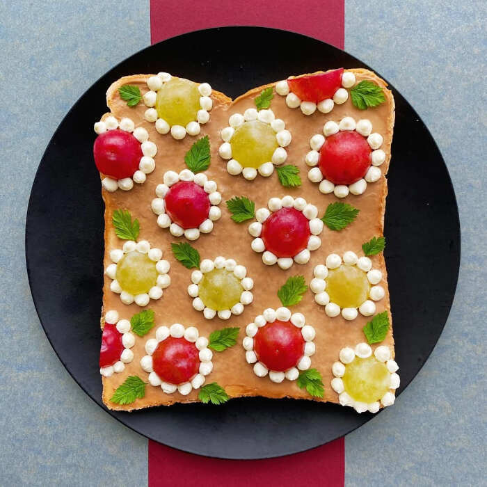 toast creativi Manami Sasaki food art toast creativi Manami Sasaki food art
