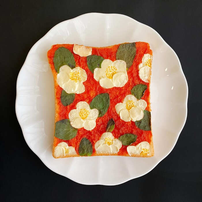 toast creativi Manami Sasaki food art toast creativi Manami Sasaki food art