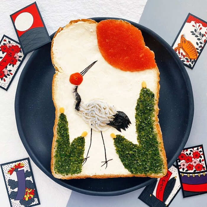 toast creativi Manami Sasaki food art toast creativi Manami Sasaki food art