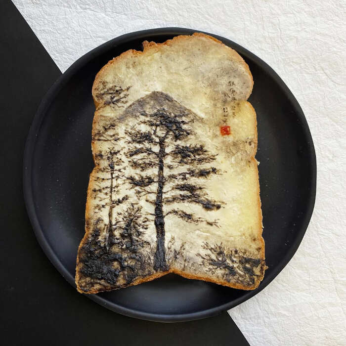 toast creativi Manami Sasaki food art toast creativi Manami Sasaki food art